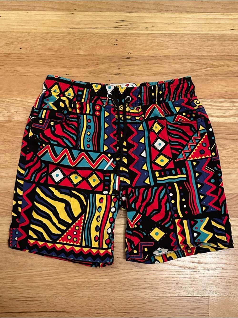 Oh Snap by Drill Clothing Stretch Twill Geometric Rad 90’s Inspired Shorts